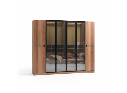 Kledingkast Luxe Kast Meubels Slaapkamer Kasten Glazen Deuren
