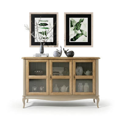 Kommode Sideboard Boekenkast Kast Planken Massief Hout Meubels uit Italië Kasten