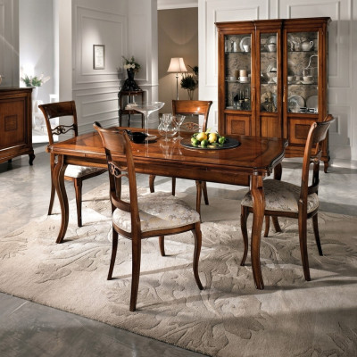 Eetkamerstoelen LUXE 4x fauteuil stoel hout bruin Stoelen woonkamer meubelgroep.