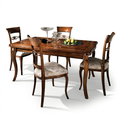 Eetkamerstoelen LUXE 4x fauteuil stoel hout bruin Stoelen woonkamer meubelgroep.