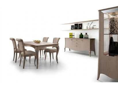 Klassieke eetkamerset tafel stoel set dressoir eetkamerset stoelen 6-delig