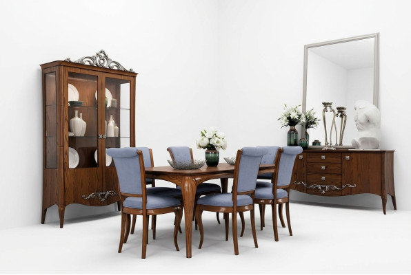 Eetkamerset Eethoek Tafel Tafels 9-delig Compleet set Eettafel 6 Stoelen Groep