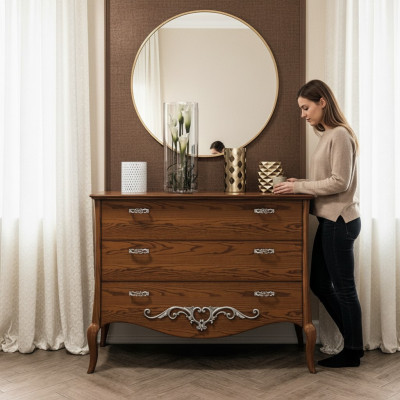 Ladekast Kast Sideboard Italiaanse meubels Echt hout Ladenkasten Sideboards Nieuw