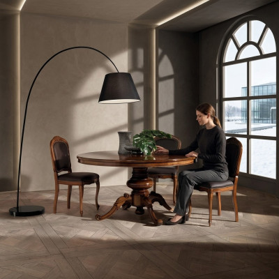 Eetkamertafels Ronde meubels Eettafel Luxe Ronde tafel Massief hout Italië Nieuw