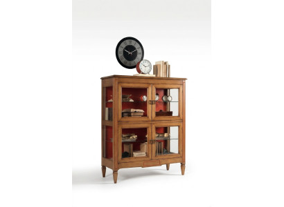 Woonkamer dressoir glazen kast vitrine eetkamer dressoir houten kasten meubels