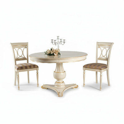 Groep Set 2x Stoel Eetkamerstoel Stoelen Hout Luxe Eetgroep Set Meubels