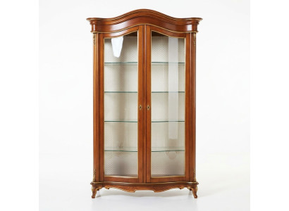 Massief houten vitrinekast glazen kast massief houten vitrine woonkamer meubels dressoir nieuw