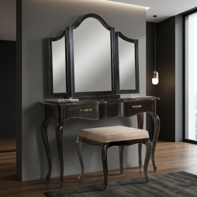 Meubelstijl Stilelisa console tafelspiegel hout Italiaanse tafelgroep set