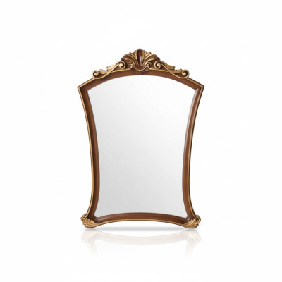Klassieke designspiegel Italiaanse wandspiegel houten standaard wand Italiaans nieuw