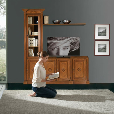 Kast Vitrine Hout Woonkamer Meubels TV Kasten Modern Ontwerp Woonwand