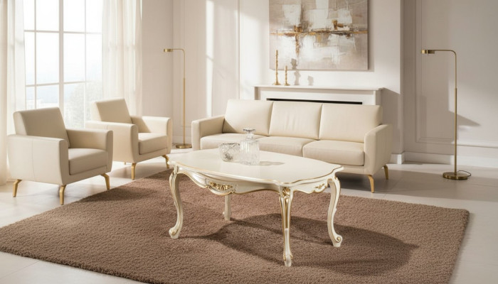 Bank Tafel Koffietafels Woonkamer Massief Bijzettafel Luxe Salontafel Ontwerp