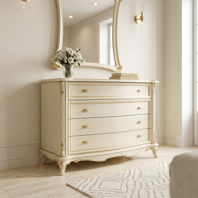 Kast Kabinet Luxe Ladenkast Kast Boekenplank Console Meubel Houten kast Italië Nieuw