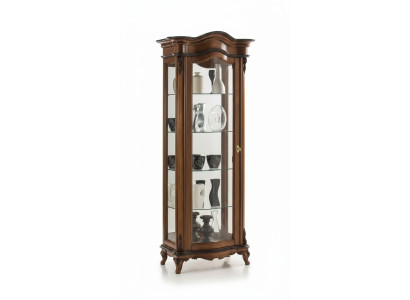 Woonkamer meubels Massief houten vitrines Glas kast Echt houten dressoir Vitrine