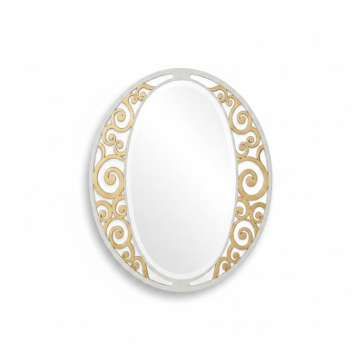 Klassieke ovale wandspiegel Goud Italiaanse meubelen Klassieke spiegel Nieuw