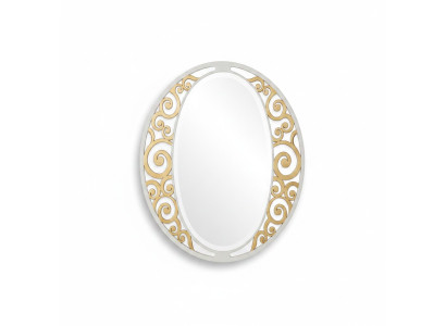 Klassieke ovale wandspiegel Goud Italiaanse meubelen Klassieke spiegel Nieuw