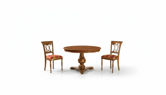 Compleet set eettafel 2 stoelen eetkamerset eetgroep houten tafels 3-delig