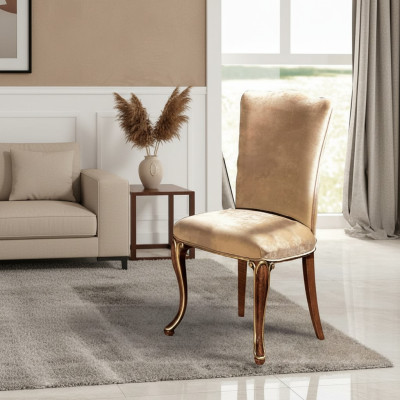 Stoel Hout Italiaanse Meubels Eetkamerstoelen Luxe Ontwerp Fauteuil Echt Hout