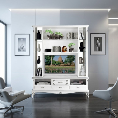 Woonkamer Wandplank TV-kast Wandkasten Plank Hout Woonkamermeubels Nieuw  Woonkamer Wandplank TV-kast Wandkasten Plank Hout Woonkamermeubels Nieuw