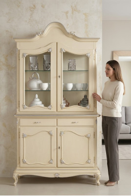 Vitrine Italiaanse luxe meubels Vitrinekast Glas Designkast