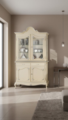 Vitrine Italiaanse luxe meubels Vitrinekast Glas Designkast