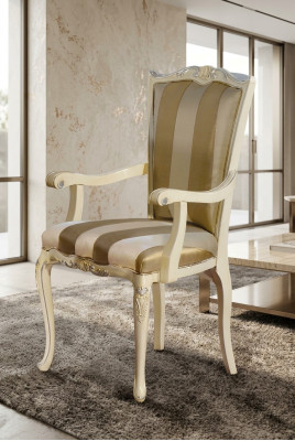 Stoel Klassiek Design 1 Zits Fauteuil Houten Stoelen Italiaanse Meubels Nieuw