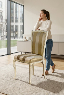 Eetkamerstoel Luxe Klassieke Stoelen van Hout Ontwerp Houten Stoel Nieuwe Meubels