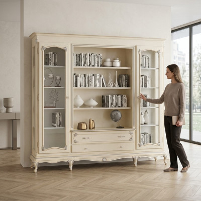 Vitrine Dressoirs Vitrines Ladekast Glas Designer Kast Nieuw