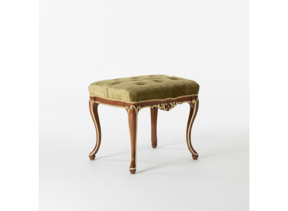 Poef Designer Chesterfield voetenbank Bijzettafel Chaise longue Gestoffeerd Nieuw