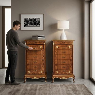 Kast Meubels Ladenkast Dressoir Sideboard Bruin Ladenkasten Sideboards Massief Hout