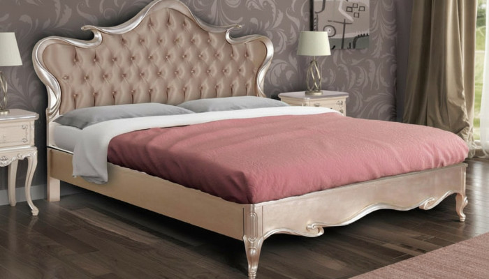 Chesterfield-bed bekleding design luxe tweepersoons hotelbedden Italiaans hout nieuw