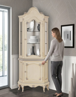 Vitrines massief houten glazen kast echt houten vitrine woonkamermeubels dressoir