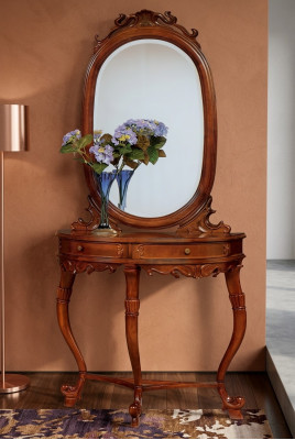 Italiaanse meubels 2-delige set Meubelstijl StileElisa console tafel Spiegel Hout Nieuw