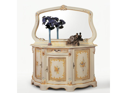 Elegante stijl meubels slaapkamer ladekast kast klassieke dressoir met spiegel