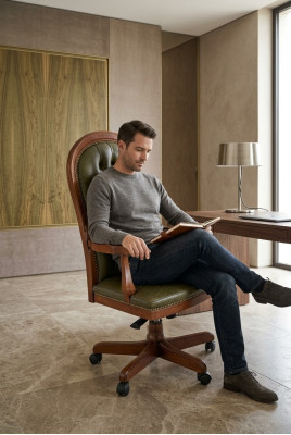 Stoelen directiestoel kantoor inrichting stoel bureaustoel draaistoel fauteuil stijlen Elisa