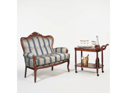 Tweezitsbank 2 zits designbanken Bekleding Klassiek Zit stof Textielbank