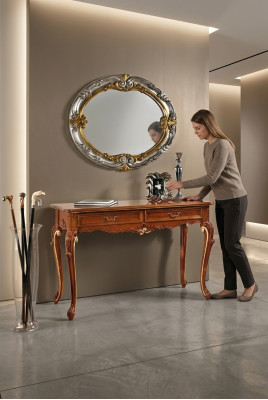 Console tafel Spiegel Dressoir Set Nieuw Hout Italiaanse meubels Stijl StileElisa