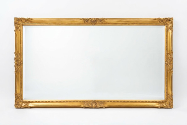Spiegel Italiaans Klassiek Design Meubels Wandspiegel Hout Meubels xll groot