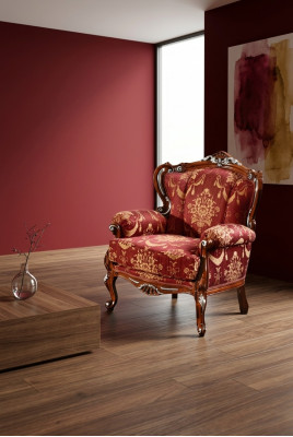 Meubels Stoelen Art deco Design Fauteuil Textiel Woonkamer Lounge Luxe Design Nieuw