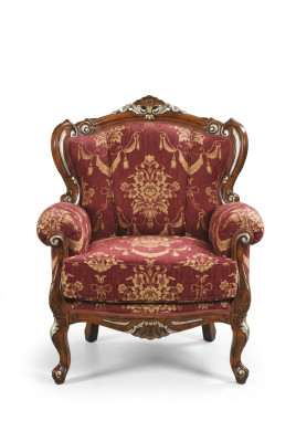 Meubels Stoelen Art deco Design Fauteuil Textiel Woonkamer Lounge Luxe Design Nieuw