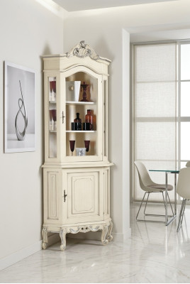 Kasten Hout Vitrines Glas Kast Massief hout Vitrine Woonkamer meubels Dressoir