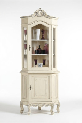 Kasten Hout Vitrines Glas Kast Massief hout Vitrine Woonkamer meubels Dressoir