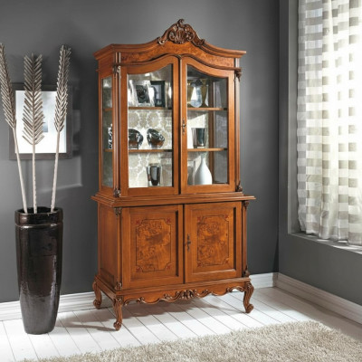 Vitrine Italiaanse luxe meubels Vitrines dressoir kast glas ontwerp kasten