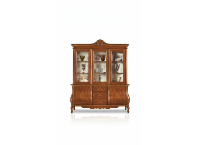 Italiaanse meubel vitrine kast woonkamer dressoir kasten vitrines xxl groot