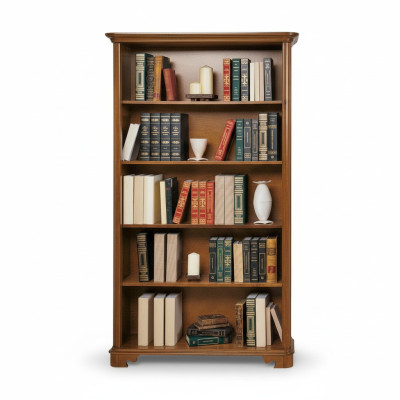 Boekenkast Italiaanse meubels plank houten kasten rekken vitrine dressoir.
