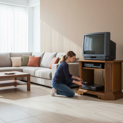 tv-kast Luxe dressoir Commode Woonkamerkast Meubels Kasten Plank Hout