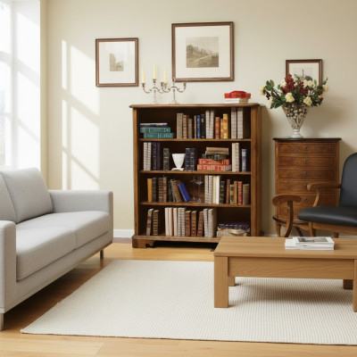 Woonkamer vitrinekast boekenplank dressoir Klassieke meubels planken Hout Woonkamer vitrinekast boekenplank dressoir Klassieke meubels planken Hout