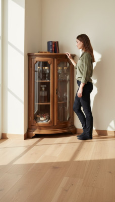 Vitrine Italiaanse luxe meubelen vitrine dressoir kast glas design kasten