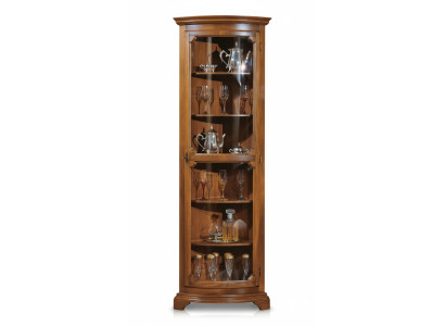 Kasten Houten vitrines Glazen kast Massief houten vitrine Woonkamer meubels Dressoir