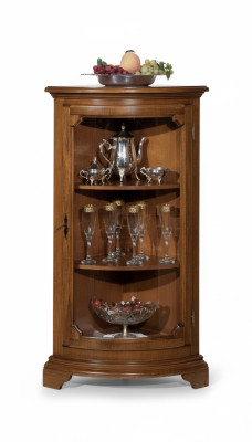 Woonkamer meubels Glaskast Vitrine Hout Vitrines Glas Kast Kasten Planken