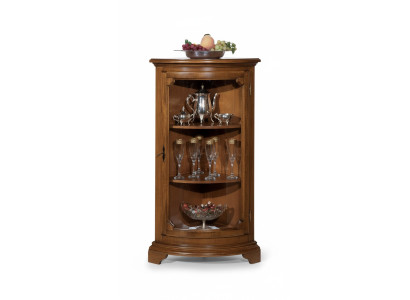 Woonkamer meubels Glaskast Vitrine Hout Vitrines Glas Kast Kasten Planken